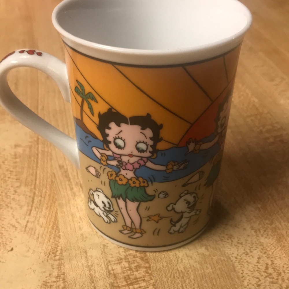Betty Boop Themed Coffee Mug